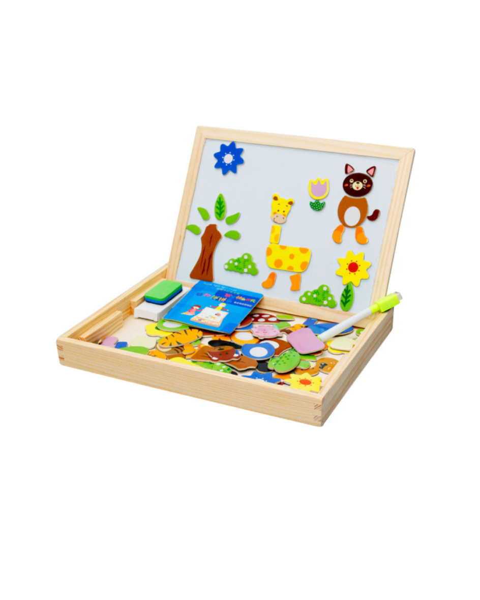 Wooden Double Sided Magnetic Puzzles